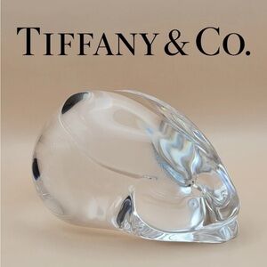 Tiffany & Co.Crystal Bunny Rabbit Paperweight - 💯% Auth✨EUC✨